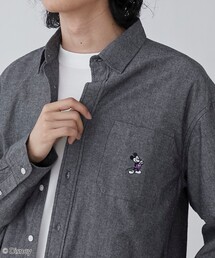 coen限定／Disney（ディズニー）ダンガリーシャツ