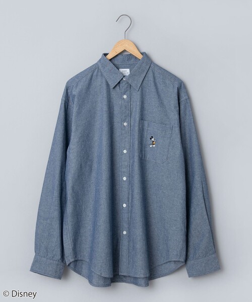 Disney（ディズニー）の「coen限定／Disney（ディズニー）ダンガリーシャツ（シャツ/ブラウス・メンズ・ブラック/ネイビー・XL/M/L）」の20枚目の写真