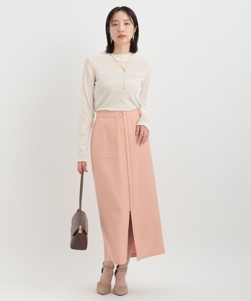 Andemiu（アンデミュウ）の「メッシュカットソー141797（Tシャツ/カットソー・レディース・ブラック/オフホワイト/ベージュ・FREE）」の10枚目の写真