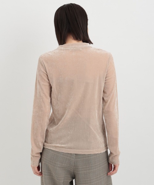 Andemiu（アンデミュウ）の「メッシュカットソー141797（Tシャツ/カットソー・レディース・ブラック/オフホワイト/ベージュ・FREE）」の5枚目の写真