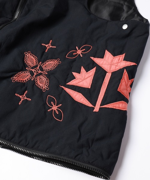 amok(アモク)の「FLOWER QUILT BAG(ハンドバッグ・メンズ・ライトブルー/ブラック・FREE)」の8枚目の写真
