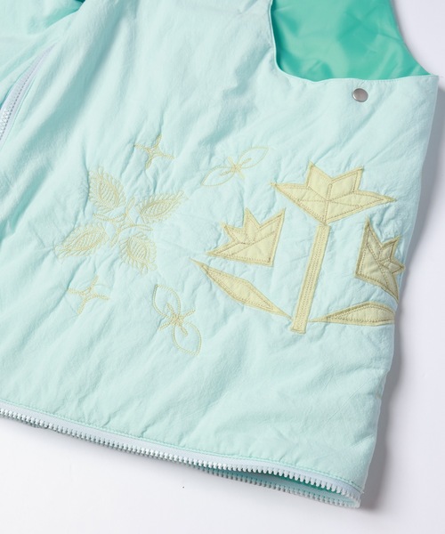 amok(アモク)の「FLOWER QUILT BAG(ハンドバッグ・メンズ・ライトブルー/ブラック・FREE)」の13枚目の写真