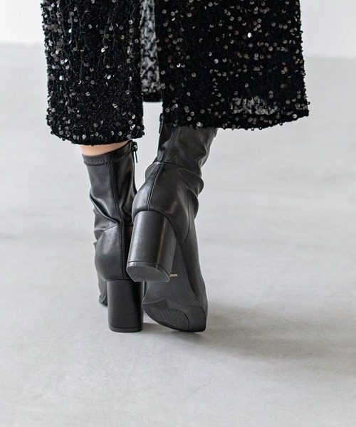 セール】【 極やわ 】 ストレッチブーツ 7cmヒール（ブーツ）｜menue