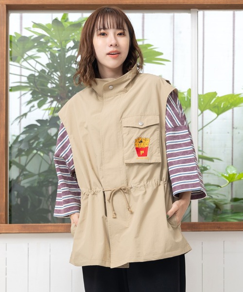 342129：ポテニャンズ刺繍ベスト