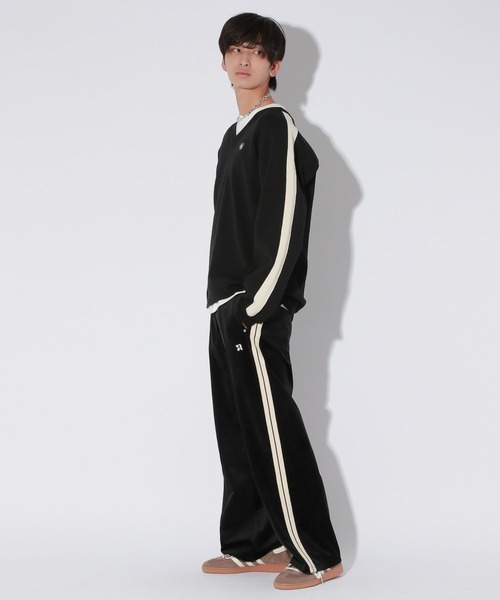 Anui（アニュイ）の「【UNISEX/2サイズ展開】マットベロアトラックパンツ（スウェットパンツ・レディース・ブラック/モカ・SMALL/MEDIUM）」の18枚目の写真