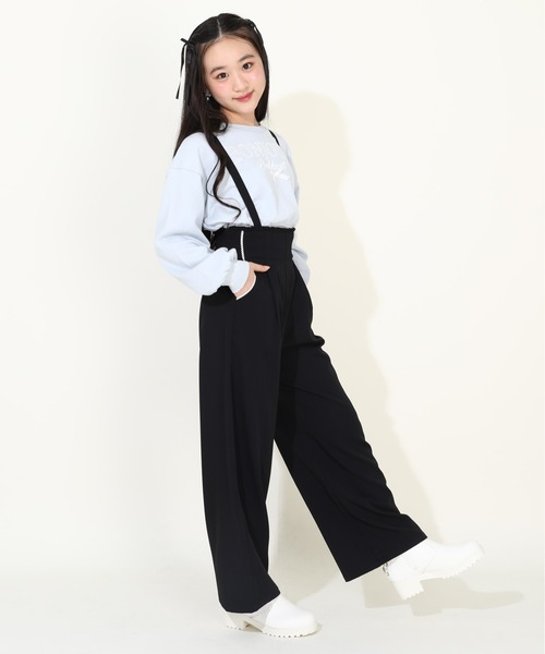 PINKHUNT(ピンクハント)の「PINKHUNT ピンクハント ハイウエスト肩紐付き ロングパンツ 9875K(その他パンツ・キッズ・ブラック/ライトグリーン/ブラウン・130cm/140cm/150cm/160cm/120cm)」の16枚目の写真