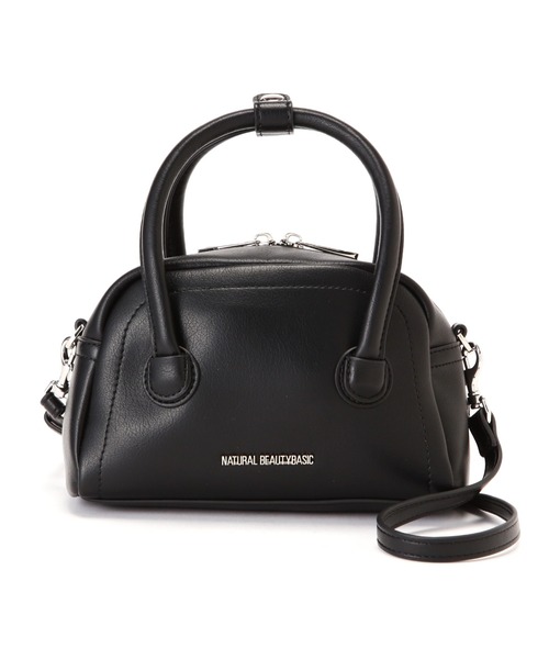 NATURAL BEAUTY BASIC（ナチュラルビューティーベーシック）の「◇ 【Oggi掲載】【美人百花掲載】タイニーシュリンクソフトボストンバック（ボストンバッグ・レディース・ブラック/ガンメタ/オフホワイト・ﾌﾘ-）」の15枚目の写真