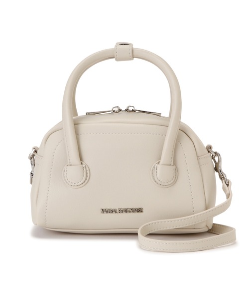 NATURAL BEAUTY BASIC（ナチュラルビューティーベーシック）の「◇ 【Oggi掲載】【美人百花掲載】タイニーシュリンクソフトボストンバック（ボストンバッグ・レディース・ブラック/ガンメタ/オフホワイト・ﾌﾘ-）」の16枚目の写真