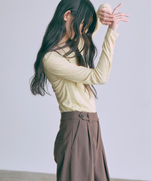 EN NEUME(エンノイム)の「Barrel Leg Pants / バレルレッグパンツ(その他パンツ・レディース・ブラック/ブラウン・0/1)」の12枚目の写真