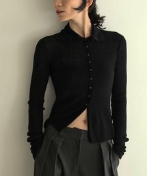 anuke | anuke　Wool Knit Shirts ウールニットシャツ/62420531(ニット/セーター)