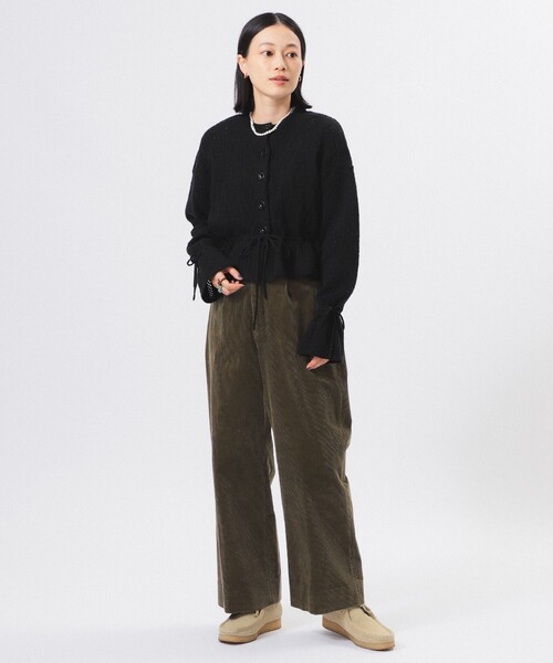 BEAMS BOY（ビームスボーイ）の「10ウェル コーデュロイ スラックス（スラックス・レディース・ネイビー/オリーブ・1/0）」の11枚目の写真