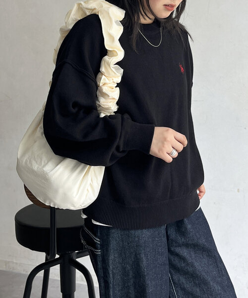 セール】【U.S. POLO ASSN.】スウェットライクニット（ニット
