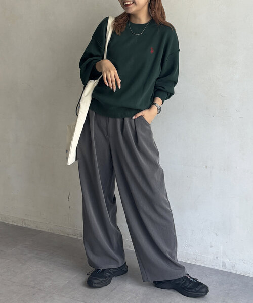 セール】【U.S. POLO ASSN.】スウェットライクニット（ニット