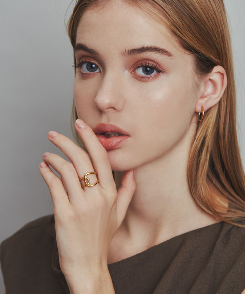 ciite' surgical stainless（シーテサージカルステンレス）の「【 金属アレルギー対応 】 ビッグクロスリング サージカルステンレス（リング・レディース・ゴールド/シルバー/ピンクゴールド・13号/15号/4号/11号/7号/9号）」の15枚目の写真