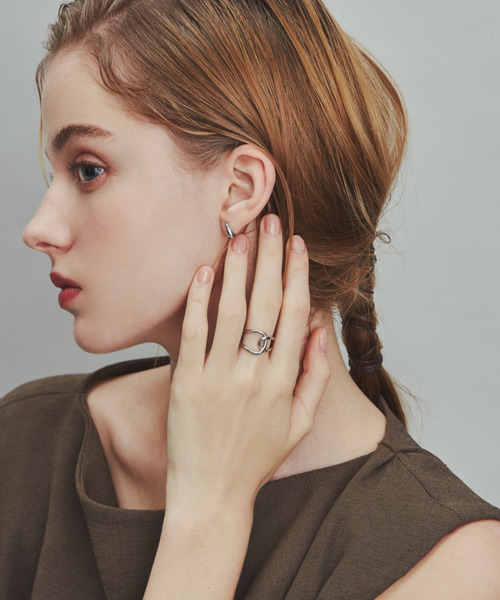 ciite' surgical stainless（シーテサージカルステンレス）の「【 金属アレルギー対応 】 ビッグクロスリング サージカルステンレス（リング・レディース・ゴールド/シルバー/ピンクゴールド・13号/15号/4号/11号/7号/9号）」の9枚目の写真