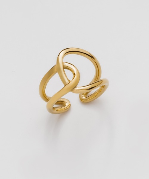 ciite' surgical stainless（シーテサージカルステンレス）の「【 金属アレルギー対応 】 ビッグクロスリング サージカルステンレス（リング・レディース・ゴールド/シルバー/ピンクゴールド・13号/15号/4号/11号/7号/9号）」の21枚目の写真