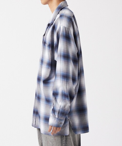 BOW WOW（バウワウ）の「【Bowwow/バウワウ】RAYON CHECK SHIRTS（シャツ/ブラウス・メンズ・ブルー・M/S）」の4枚目の写真