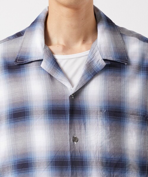 BOW WOW（バウワウ）の「【Bowwow/バウワウ】RAYON CHECK SHIRTS（シャツ/ブラウス・メンズ・ブルー・M/S）」の7枚目の写真