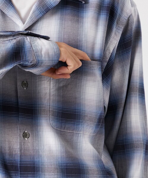 BOW WOW（バウワウ）の「【Bowwow/バウワウ】RAYON CHECK SHIRTS（シャツ/ブラウス・メンズ・ブルー・M/S）」の11枚目の写真