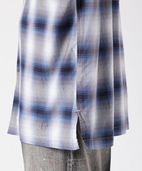 BOW WOW（バウワウ）の「【Bowwow/バウワウ】RAYON CHECK SHIRTS（シャツ/ブラウス・メンズ・ブルー・M/S）」の12枚目の写真