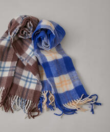 N.（N. Natural Beauty Basic） | ◆フリンジチェックストール(ストール/ショール)