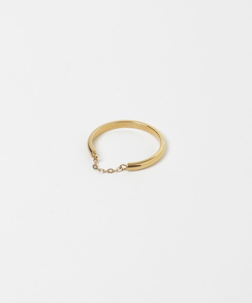 SMELLY（スメリー）の「ステンレスフィンキリカエチェーンリング（リング・レディース・ゴールド・13）」の3枚目の写真