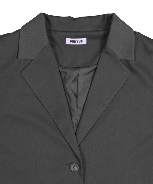 PUNYUS（プニュズ）の「オーバーテーラードジャケット（テーラードジャケット・レディース・ブラック/グレー・1/2/3/4）」の20枚目の写真
