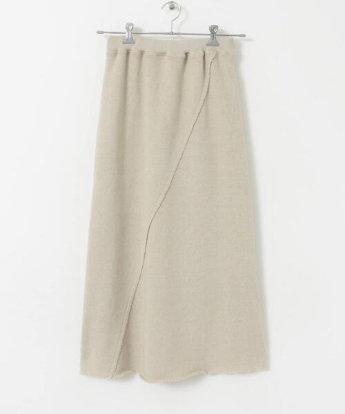 URBAN RESEARCH DOORS（アーバンリサーチドアーズ）の「ローゲージインレイイージースカート（スカート・レディース・ライトグレー/ライトベージュ・MEDIUM）」の13枚目の写真