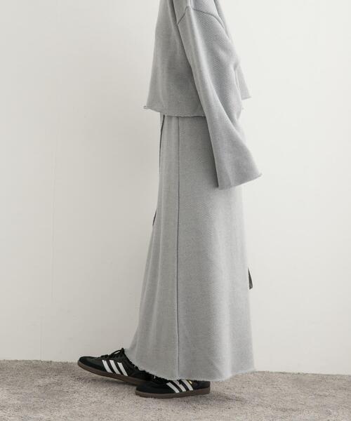 URBAN RESEARCH DOORS（アーバンリサーチドアーズ）の「ローゲージインレイイージースカート（スカート・レディース・ライトグレー/ライトベージュ・MEDIUM）」の17枚目の写真