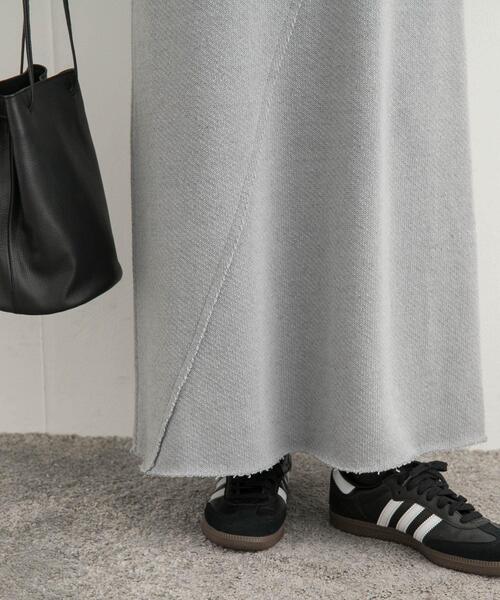 URBAN RESEARCH DOORS（アーバンリサーチドアーズ）の「ローゲージインレイイージースカート（スカート・レディース・ライトグレー/ライトベージュ・MEDIUM）」の22枚目の写真