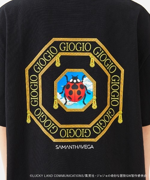 アニメ 「ジョジョの奇妙な冒険　黄金の風」コラボ　Tシャツ レディース Samantha Vega アニメ 「ジョジョの奇妙な冒険 黄金の風」コラボ