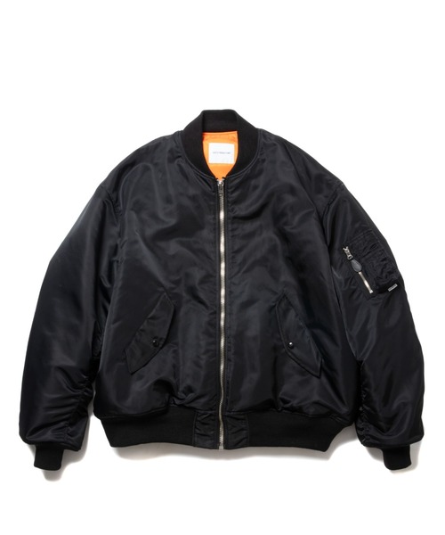 COOTIE PRODUCTIONS(クーティープロダクションズ)の「Error Fit MA-1 Flight Jacket(ミリタリージャケット・メンズ・オリーブ/ブラック・LARGE/MEDIUM)」の2枚目の写真