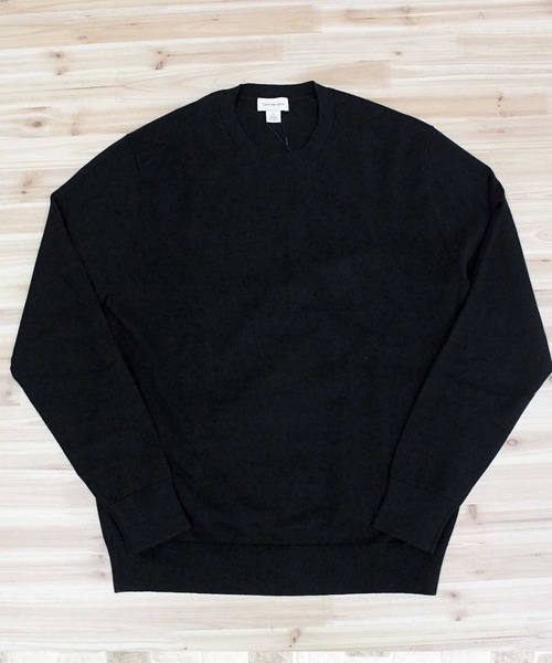Calvin Klein（カルバン・クライン）の「CK スムースコットンセーター Smooth Cotton Sweater（ニット/セーター・メンズ・ブラック・M/L）」の3枚目の写真