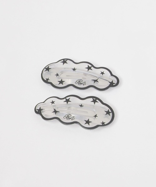 repipi armario（レピピ アルマリオ）の「ナミナミ2Pパッチンピン（ヘアピン・キッズ・ブラック/パープル/ホワイト/ライトブルー・FREE）」の14枚目の写真