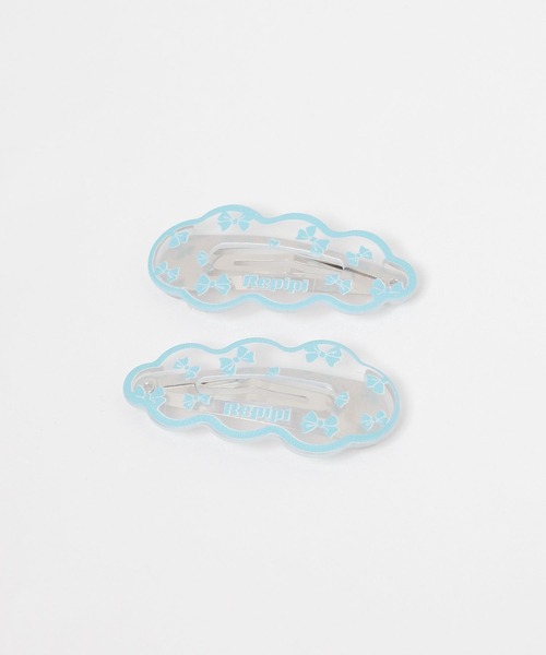 repipi armario（レピピ アルマリオ）の「ナミナミ2Pパッチンピン（ヘアピン・キッズ・ブラック/パープル/ホワイト/ライトブルー・FREE）」の15枚目の写真