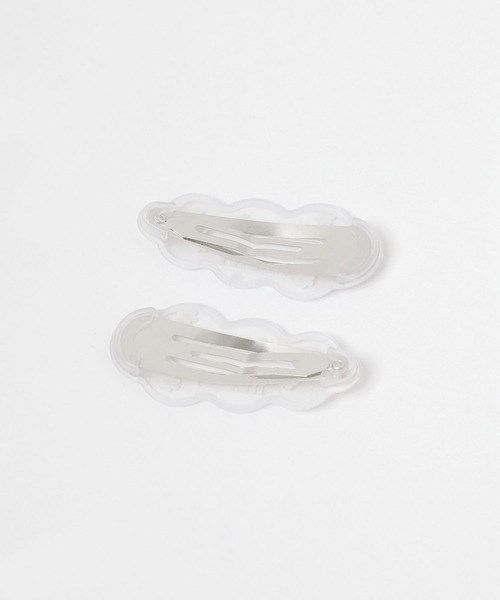 repipi armario（レピピ アルマリオ）の「ナミナミ2Pパッチンピン（ヘアピン・キッズ・ブラック/パープル/ホワイト/ライトブルー・FREE）」の17枚目の写真