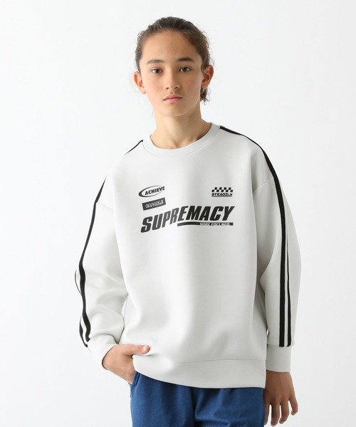 GLOBAL WORK(グローバルワーク)の「ライトクッションGAMEクルー/289019(スウェット・キッズ・ブラック/オフホワイト・130cm/140cm/150cm/160cm/170cm)」の21枚目の写真