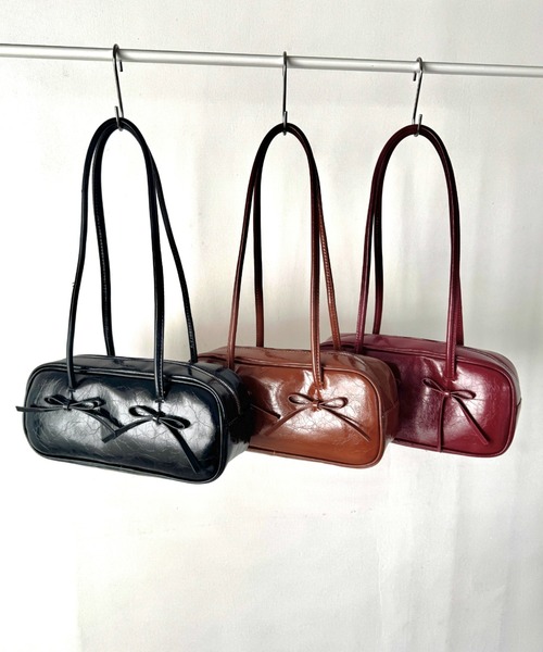 セール】ダブルリボンオーバルボストンバッグ（ボストンバッグ