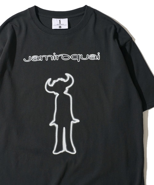 セール】【JAMIROQUAI/ジャミロクワイ】ネオンプリントロゴT