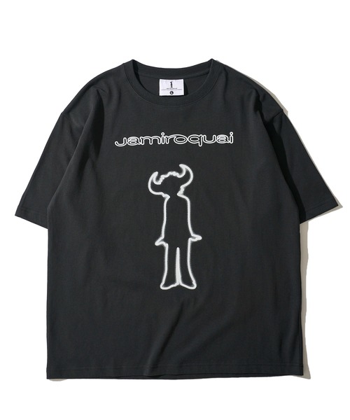 セール】【JAMIROQUAI/ジャミロクワイ】ネオンプリントロゴT