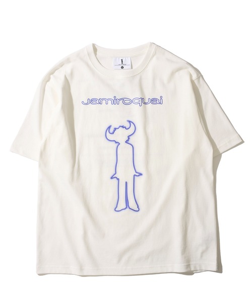 tシャツ 「JAMIROQUAI/ジャミロクワイ」ネオンプリントロゴTシャツ レディース メンズ セール】【JAMIROQUAI/ジャミロクワイ】ネオンプリントロゴT