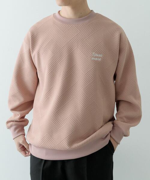 ITEMS URBANRESEARCH(アイテムズ アーバンリサーチ)の「『XLサイズあり』刺繍ジャカードロングスリーブカットソー(スウェット・メンズ・ブラック/ベージュ系その他/ブラウン/ホワイト・X-LARGE/LARGE/MEDIUM)」の21枚目の写真