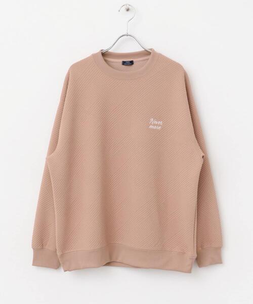 ITEMS URBANRESEARCH(アイテムズ アーバンリサーチ)の「『XLサイズあり』刺繍ジャカードロングスリーブカットソー(スウェット・メンズ・ブラック/ベージュ系その他/ブラウン/ホワイト・X-LARGE/LARGE/MEDIUM)」の18枚目の写真