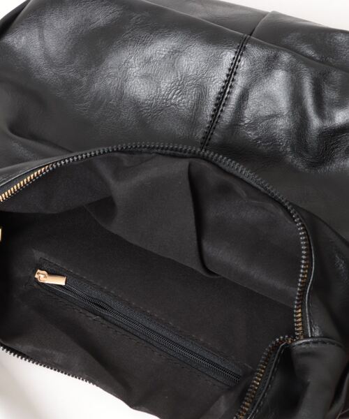 ammy.（エイミードット）の「【 ammy. / エイミードット 】 ソフト フェイクレザー ショルダーバッグ（ショルダーバッグ・レディース・ブラウン/ブラック・FREE）」の14枚目の写真