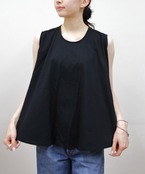 ORCIVAL(オーシバル)の「ORCIVAL/オーシバル スリーブレスブラウス SLEEVELESS BLOUSE OR-C0422 OEJ(シャツ/ブラウス・レディース・ブラック/グレー/ホワイト・1)」の11枚目の写真
