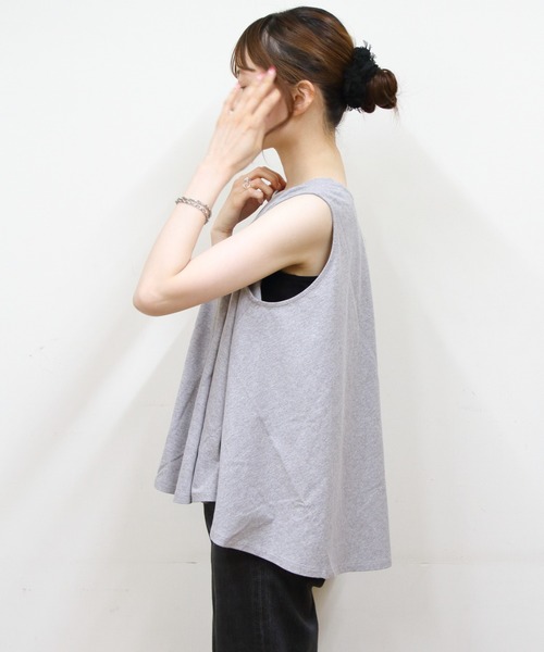 ORCIVAL(オーシバル)の「ORCIVAL/オーシバル スリーブレスブラウス SLEEVELESS BLOUSE OR-C0422 OEJ(シャツ/ブラウス・レディース・ブラック/グレー/ホワイト・1)」の20枚目の写真