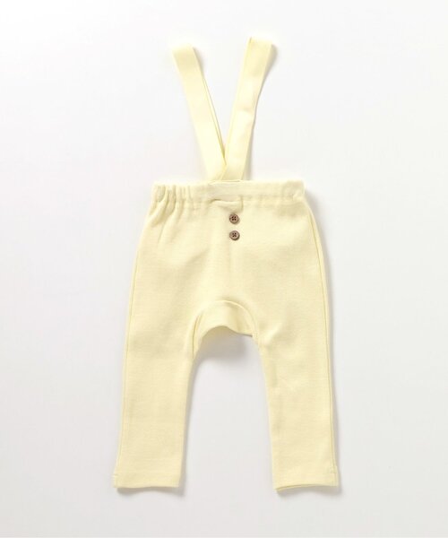 apres les cours（アプレレクール）の「サスペンダー付きリブパンツ（その他ベビーウェア・キッズ・アイボリー/イエロー・80/70）」の10枚目の写真
