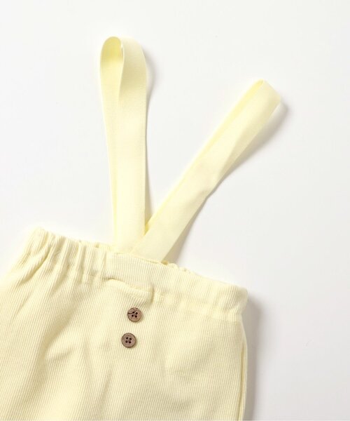 apres les cours（アプレレクール）の「サスペンダー付きリブパンツ（その他ベビーウェア・キッズ・アイボリー/イエロー・80/70）」の11枚目の写真