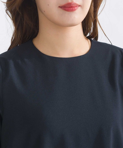 PICCIN PERLA(ピッチンペルラ)の「バックプリーツワンピース(ワンピース・レディース・ブラック/ネイビー・M)」の20枚目の写真