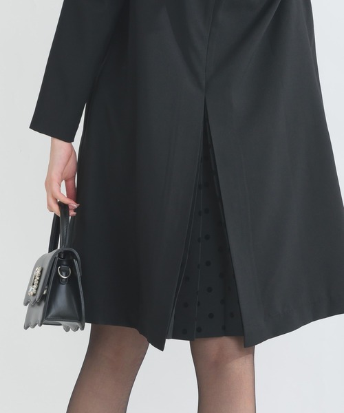 PICCIN PERLA(ピッチンペルラ)の「バックプリーツワンピース(ワンピース・レディース・ブラック/ネイビー・M)」の5枚目の写真